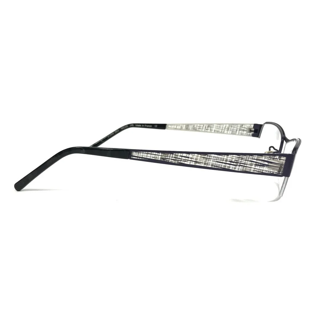 J.F. Rey Eyeglasses Frame JF2590 2013 Matte Purple Silver Woven Webbed 54-15-145